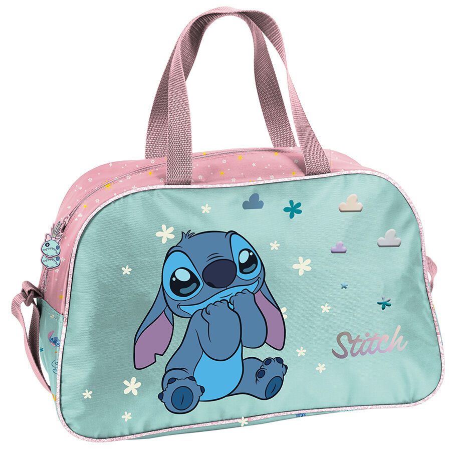 Torba sportowa Dreamer Stitch w kolorze miętowej zieleni