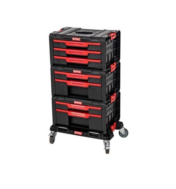 Zestaw walizek systemowych Walizka narzędziowa QBRICK SYSTEM PRO z szufladami warsztatowymi Zestaw walizek systemowych Walizka narzędziowa QBRICK SYSTEM PRO z szufladami warsztatowymi