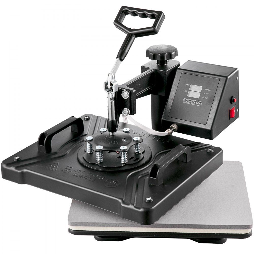 Heat Press 5 in 1 Heat Press Machine 38 x 30cm T-Shirt Press Machine Heat Press Machine DIY Heat Press with Digital LED Temperature and Time Control