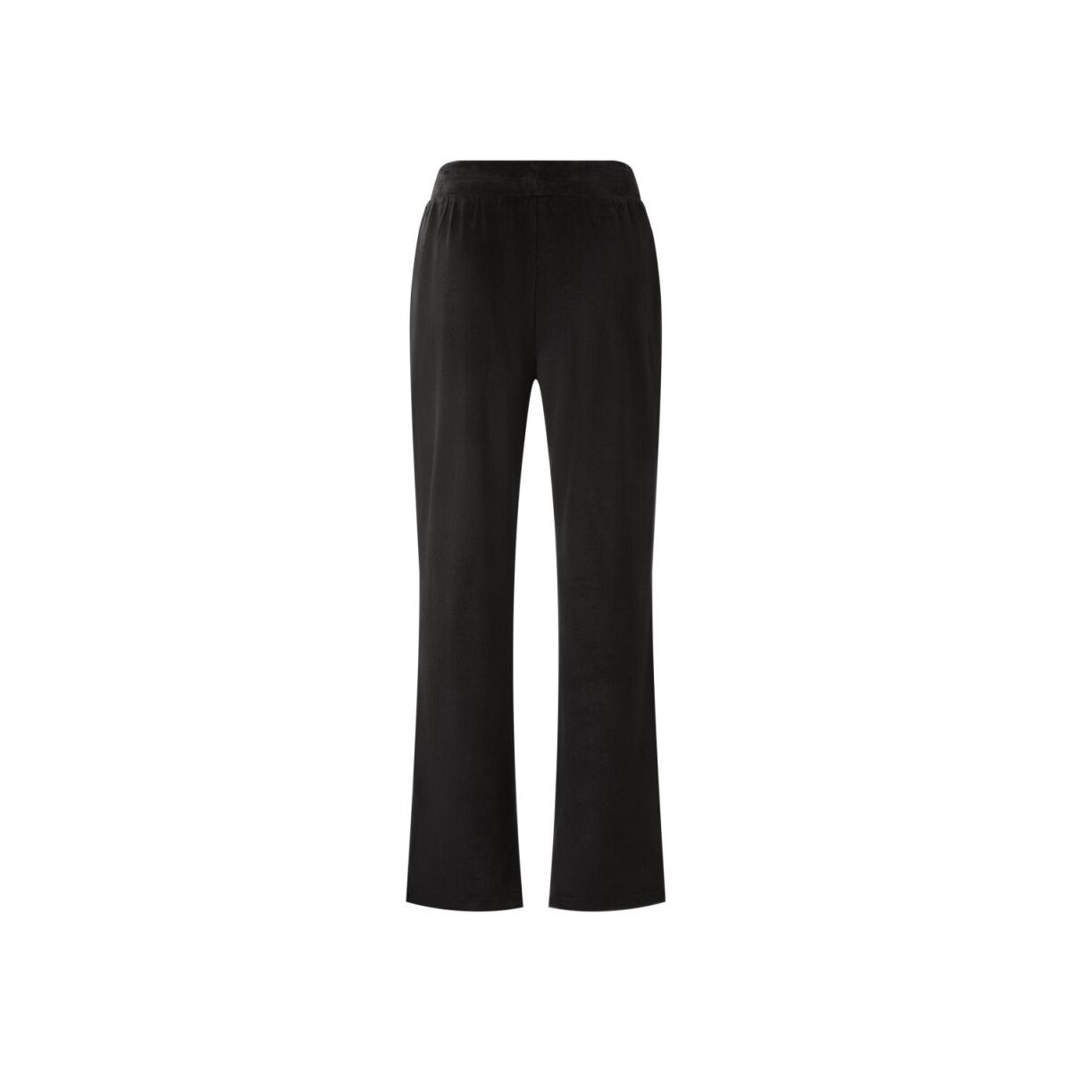 esmara® Damen-Velourshose, XL (48/50), schwarz