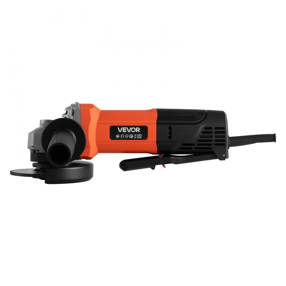 114,3 mm haakse slijper 12.000 tpm doorslijpmachine met snoer en verstelbare stofkap voor het slijpen, doorslijpen en ontroesten van metaal (schijf niet inbegrepen) 114,3 mm haakse slijper 12.000 tpm doorslijpmachine met snoer en verstelbare stofkap voor het slijpen, doorslijpen en ontroesten van metaal (schijf niet inbegrepen)
