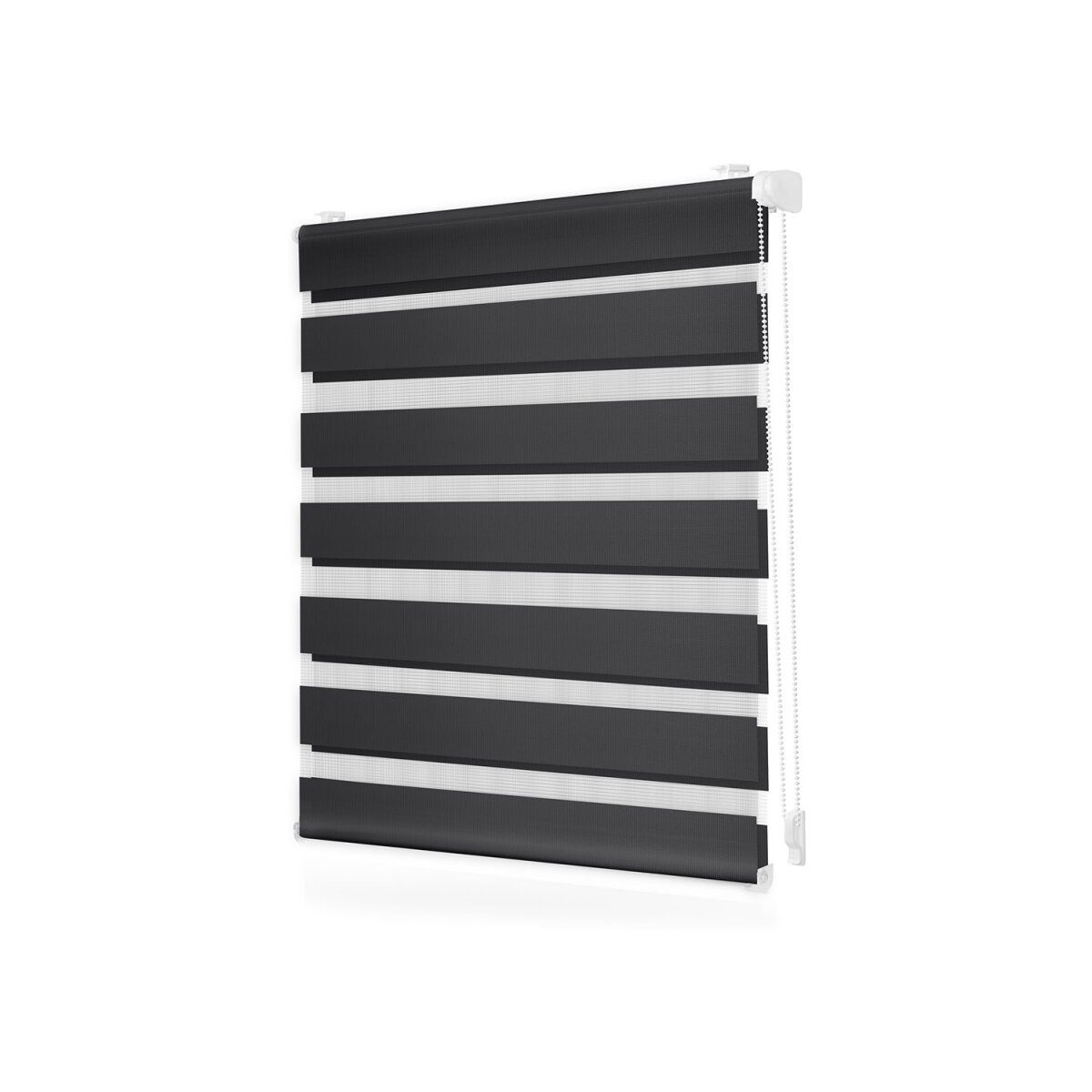 Lichtblick Duo roller blind Klemmfix, no drilling required, from 45 x 150 cm (anthracite, 70x220 cm)
