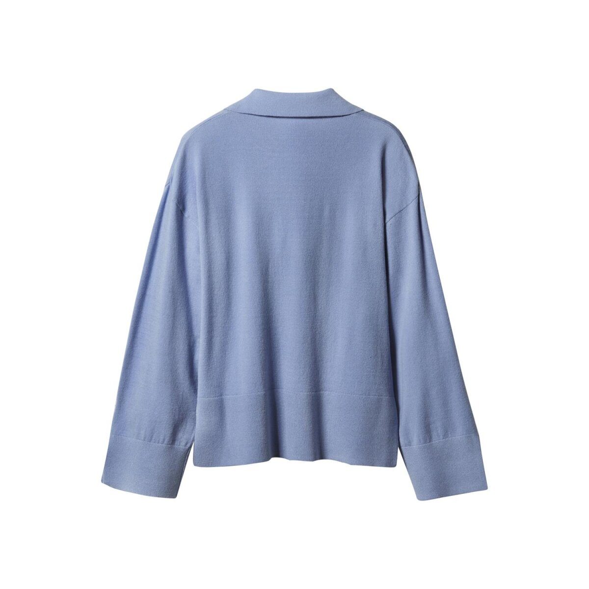 Sweter damski drobno dziany ESMARA® (niebieski, M (40/42))
