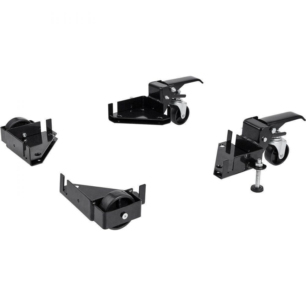 Mobile base, 400 lbs, adjustable from 9.5 x 9.5 mm to infinity. Robust, universal mobile stand with rotating wheels for woodworking equipment, band saws, power tools, machines