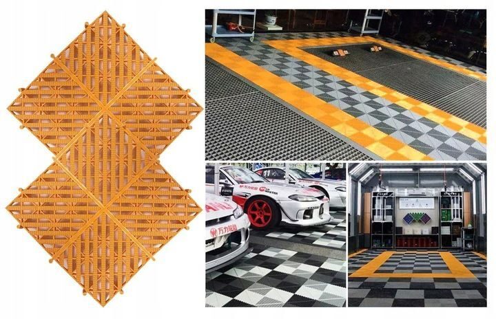Le puzzle modulaire de plancher carrele l'atelier de plancher d'atelier de garage de 40x40cm