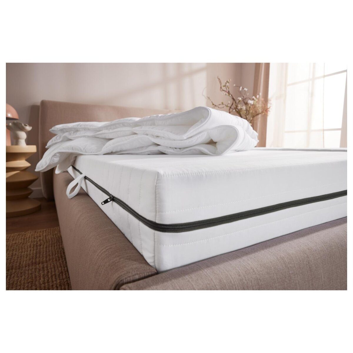 LIVARNO home Matelas mousse confort 7 zones Vagues, H3, 90 x 200 cm