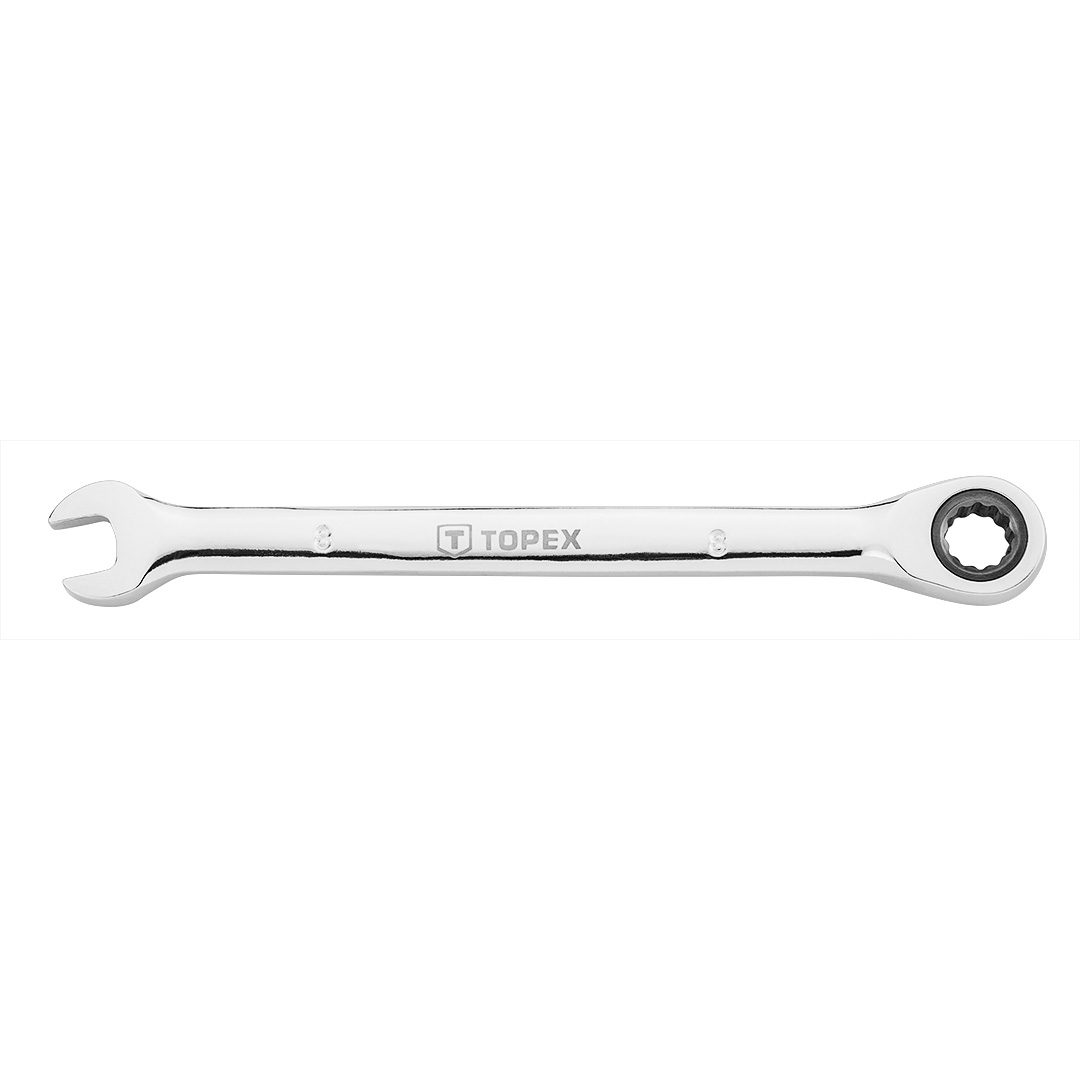 Combination wrench with ratchet