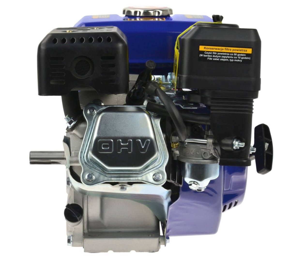Petrol engine replacement engine OHV ENGINE 6.5 HP, 20 mm GEK OIL SENSOR