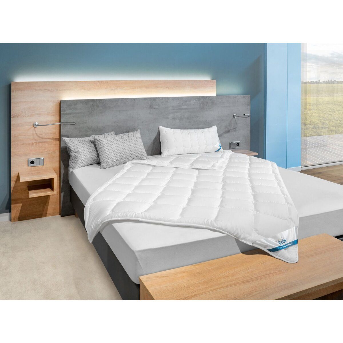 BeCo winter blanket “Medibett Cotton Soft”, perfectly air-conditioning, warm