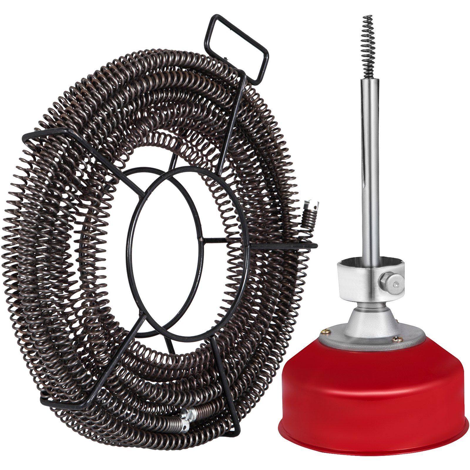 Handwerk Profi Rohrreinigungsmaschine Rohrreiniger StahlKabel Rohrreinigungsspirale Abflussreiniger Abflussreinigungsmaschine Reinigungswerkzeuge 15m Spindel Handwerk Profi Rohrreinigungsmaschine Rohrreiniger StahlKabel Rohrreinigungsspirale Abflussreiniger Abflussreinigungsmaschine Reinigungswerkzeuge 15m Spindel
