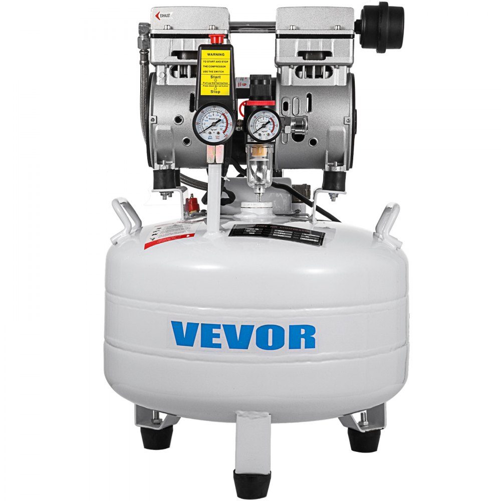 850W Luftkompressor 30L Flüsterkompressor Druckluftkompressor ölfreie Luftlieferung