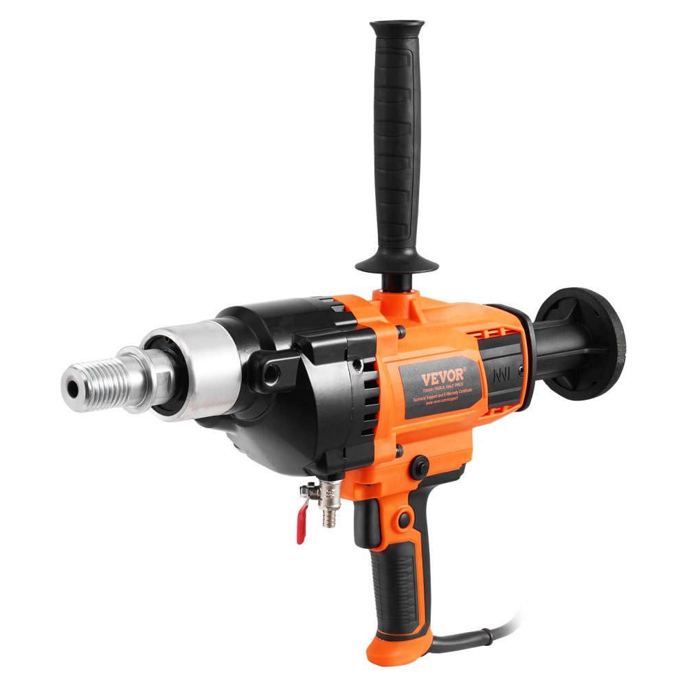 Kernbohrmaschine Diamant-Kernbohrmaschine 2-18 cm Bohrdurchmesser, handgeführte Diamant-Kernbohrmaschine mit Ständer und Kernbohrmaschine, 2600 W Betonkernbohrmaschine Nass- und Trockenanwendung, für Beton