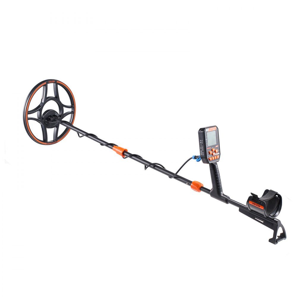 Adult Metal Detector 304.8mm Professional Metal Detector with 7 Modes IP68 Waterproof High Precision Gold Detector with Display Wireless Headphones Adjustable Length for Gold Hunting