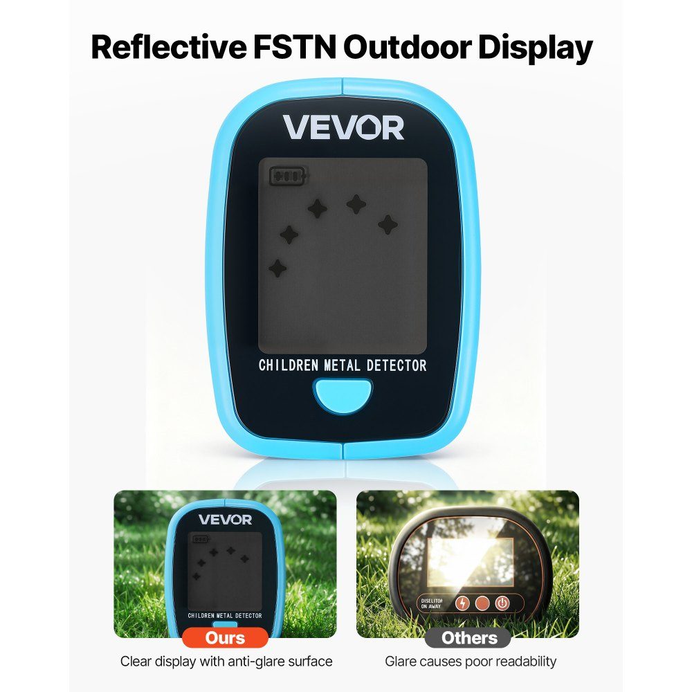Détecteur de métaux 101,6 mm Détecteur d'or avec écran LCD 152,4 mm Bobine de recherche étanche IP68 Plage de recherche réglable de 65 à 92 cm pour l'exploration de l'or