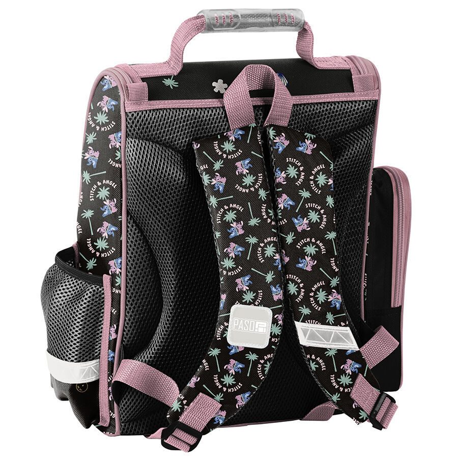 Cartable noir Ensemble Stitch et Angel