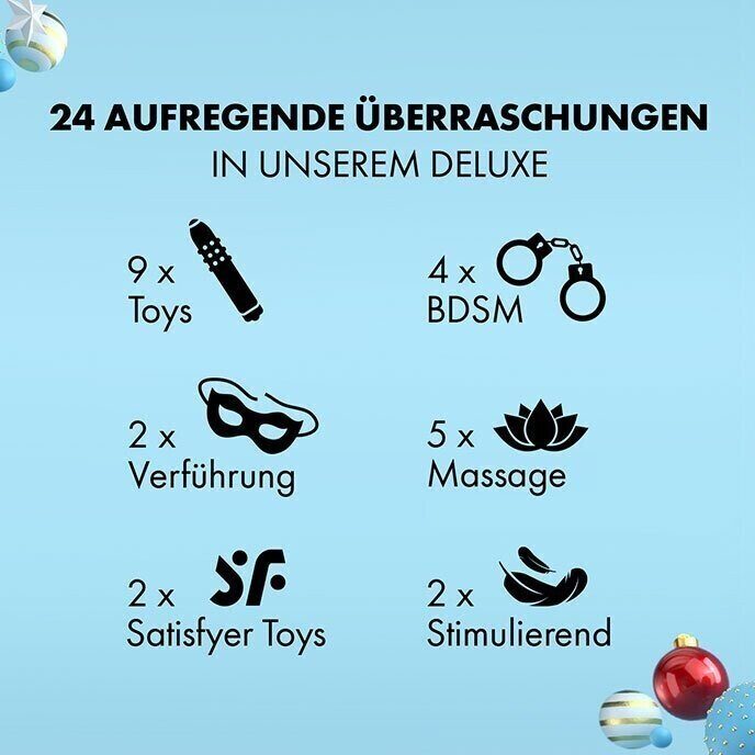 Calendrier de l'Avent Ice DELUXE pour célibataires et Paare 24-teilig