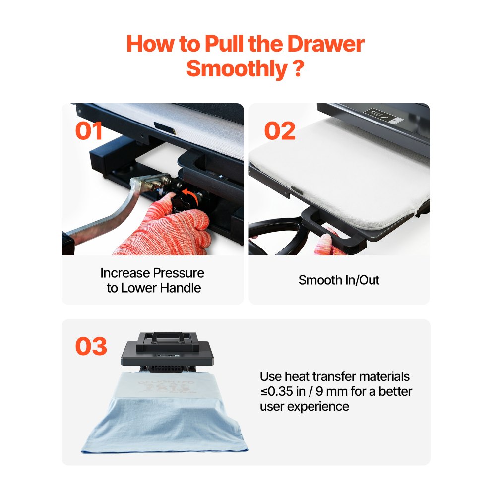 Transferpers 38 x 38 cm 5 in 1 multifunctioneel, snelle en gelijkmatige verwarming, hete persmachine sublimatiepers hittepers voor T-shirts/kopjes/mokken/petten/borden, zwart Transferpers 38 x 38 cm 5 in 1 multifunctioneel, snelle en gelijkmatige verwarming, hete persmachine sublimatiepers hittepers voor T-shirts/kopjes/mokken/petten/borden, zwart