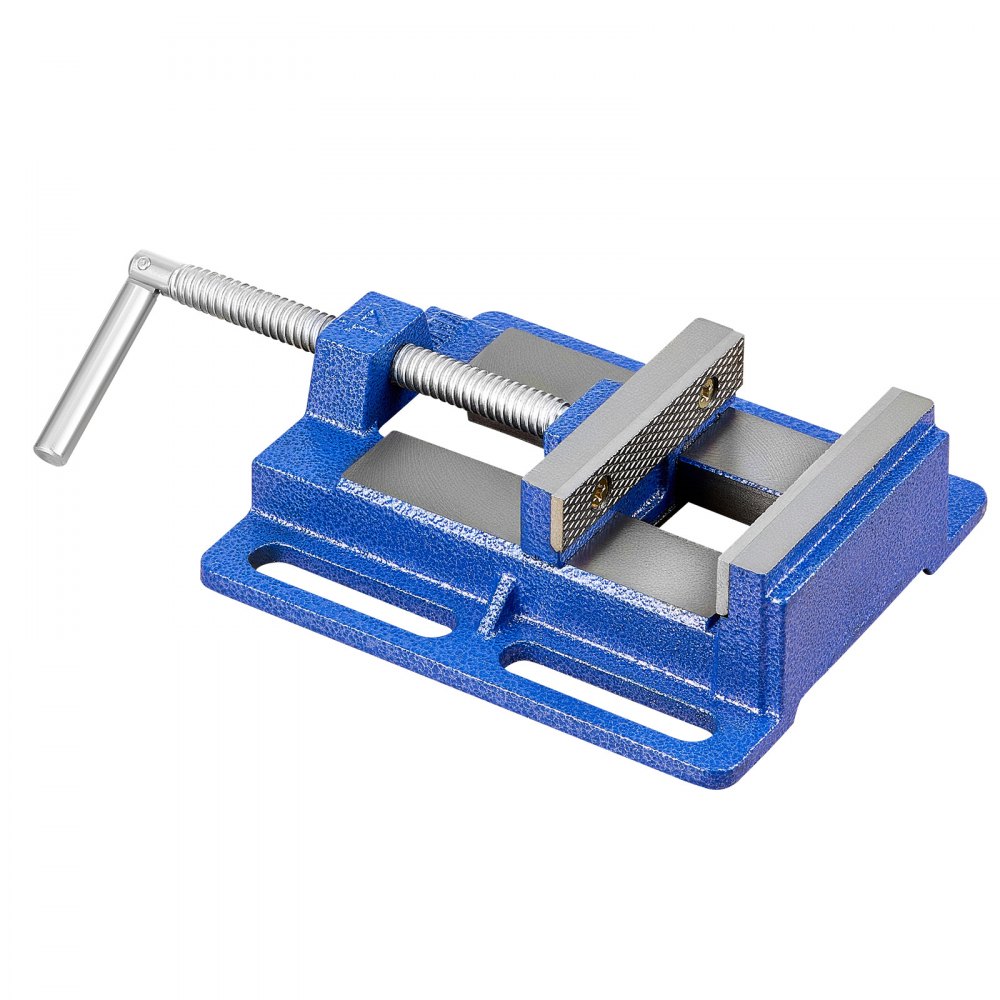 Machine bankschroef, 6" kaakbreedte boor bankschroef, gietijzeren constructie werkbank bankschroef voor houtbewerking, metaalbewerking, boren en snijden