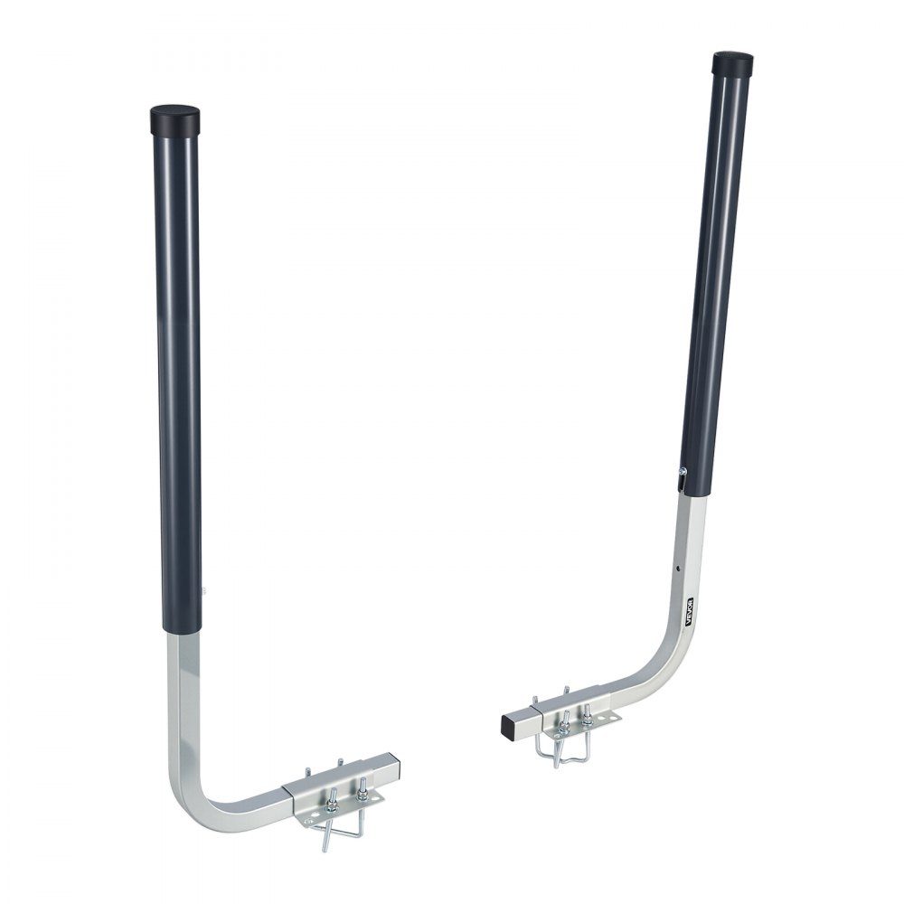 Bootsanhängerführungen 1016 mm / 1219 mm Höhe, 0-13 cm verstellbare Breite, Anhängerführung aus hochfestem Stahl mit PVC-Rohren, geeignet für Skiboote, Fischerboote, kleine Segelboote