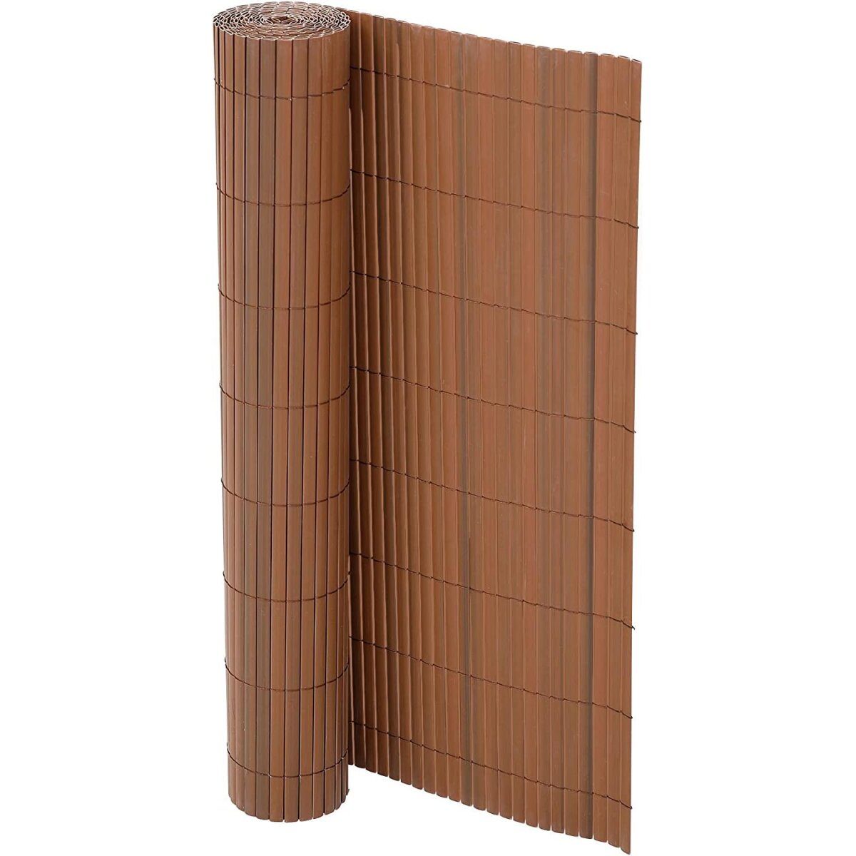 Tapis d'intimité Ribelli, en PVC, 90 x 400 cm, marron