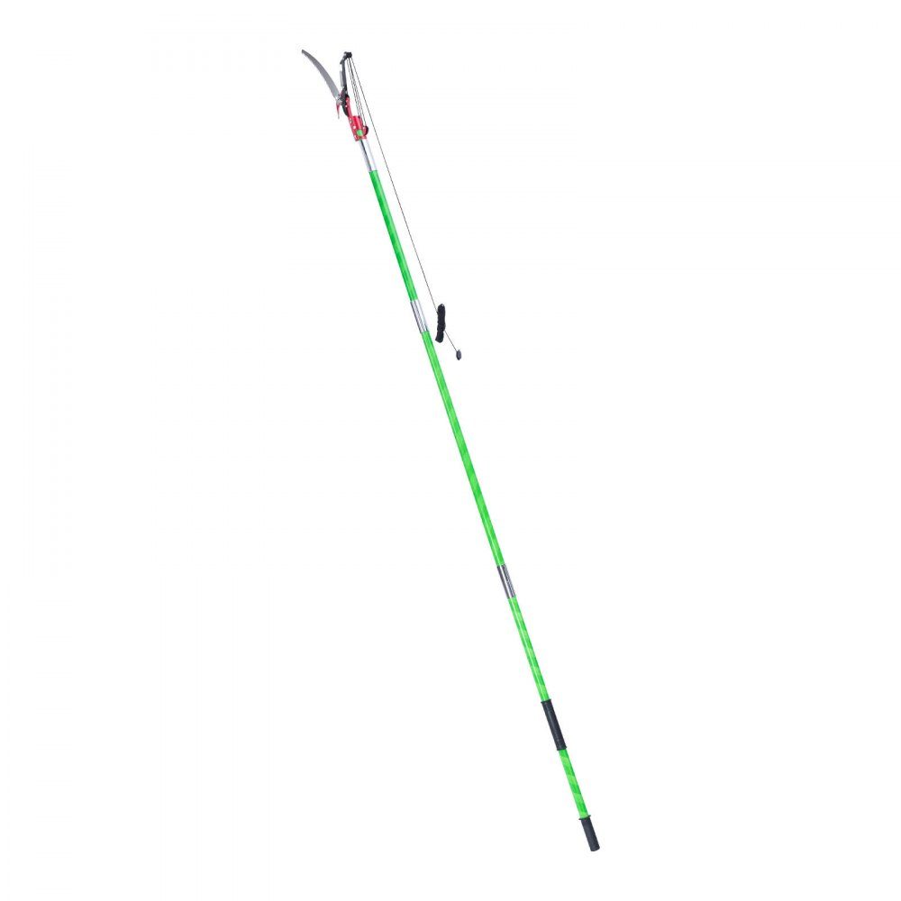 Astsäge mit Teleskopstiel, 85,3-32,5" verstellbar, scharfes Sägeblatt aus 65Mn-Stahl, leichter Fiberglasstab, Teleskop-Baumsäge zum Trimmen hoher Äste, (inkl. Astschere)