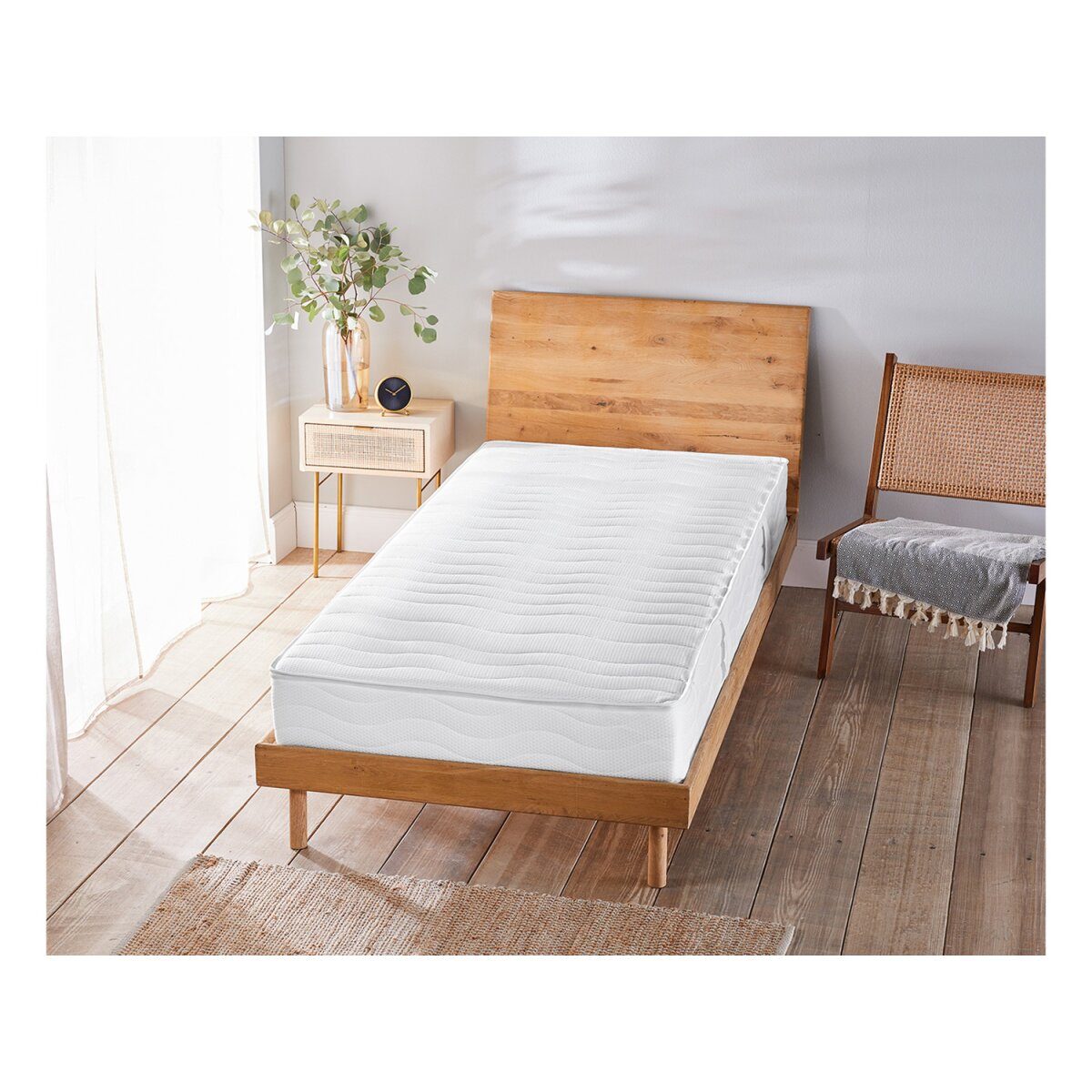 LIVARNO home 7-zone barrel pocket spring mattress, H3, 90 x 190 cm