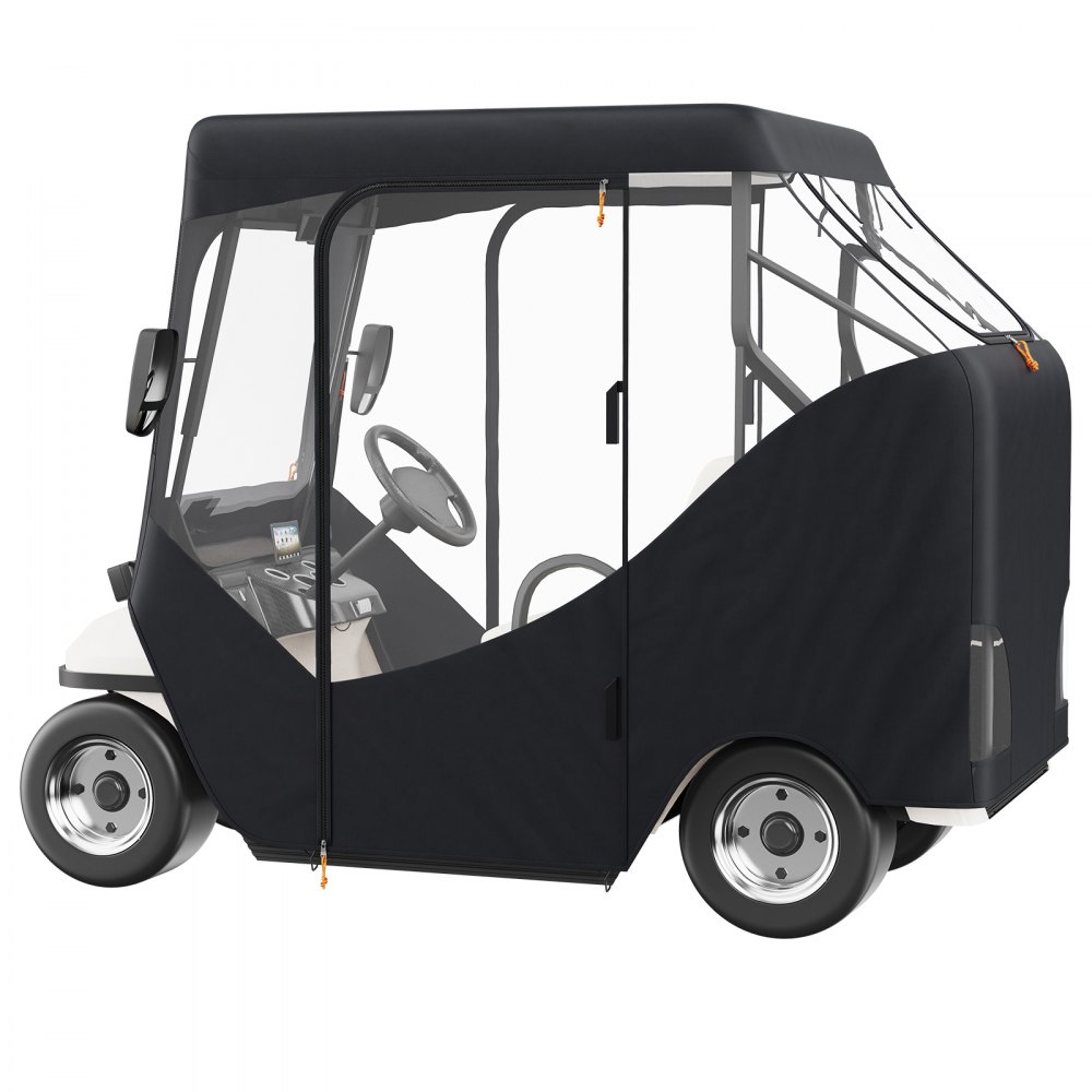 Housse de pluie transparente pour chariot de golf pour 2 personnes 1495 x 1230 mm 600D étanche et portable pour chariot de golf mobile compatible avec les chariots de golf EZGO TXT Housse de pluie transparente pour chariot de golf pour 2 personnes 1495 x 1230 mm 600D étanche et portable pour chariot de golf mobile compatible avec les chariots de golf EZGO TXT