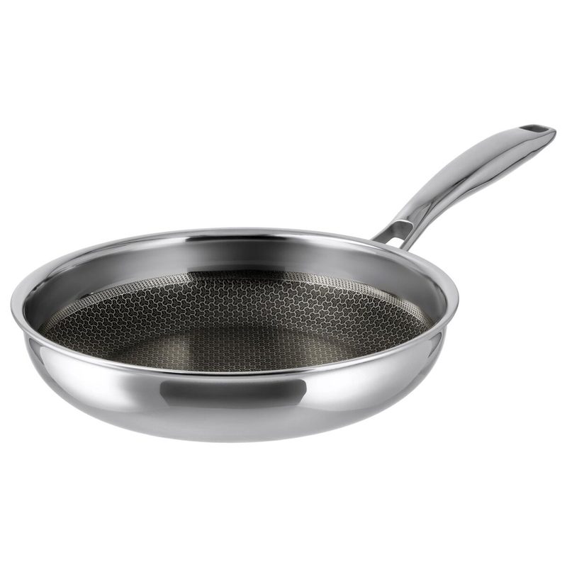 SILVERCREST® premium stainless steel pan with honeycomb structure, Ø 24 cm