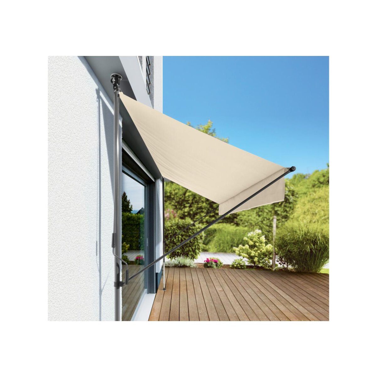 LIVARNO Home store à pince 300 x 150, beige