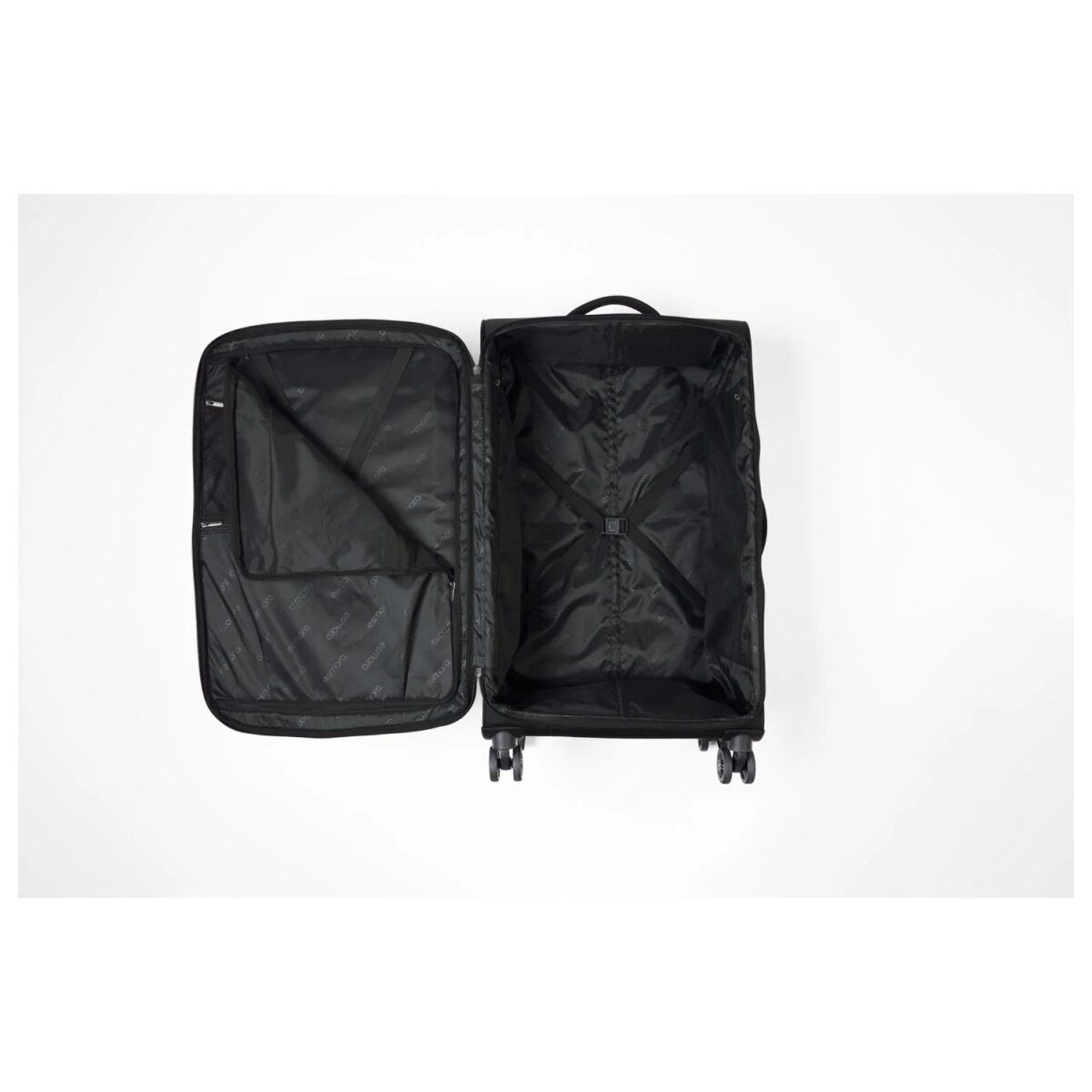 ESMARA® suitcase set, soft case, M and XL, 62/69 L und 96/108 L, expandable