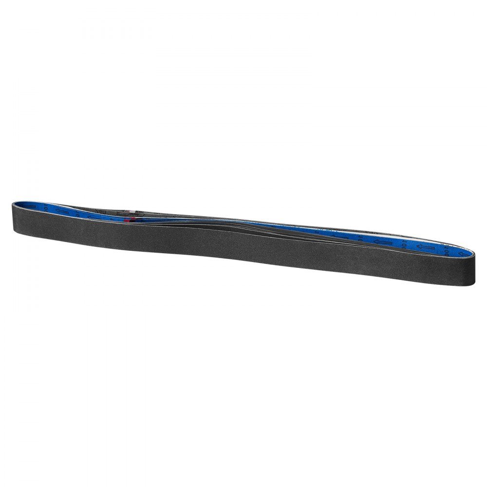 Schleifbänder, 50x1830mm, 6 Stück (Körnung 120/240/400/600/800/1000), aus Siliziumkarbid, Bandschleifpapier Bandschleifer, für Metallbearbeitung, Verbundwerkstoffe & Kunststoffveredelung