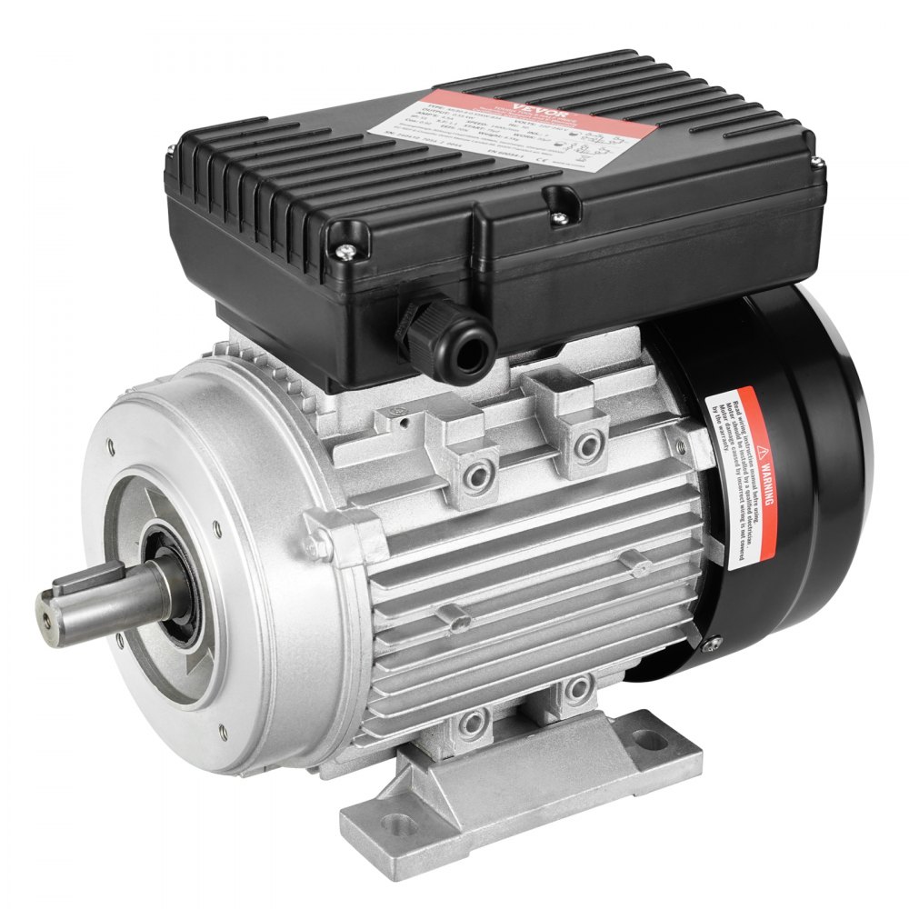 0,55 kW elektrische motor 1400 rpm AC 220-240 V 4,5 A 80 B34 frame luchtcompressormotor eenfasig 19 mm spline-as rechts/links rotatie voor landbouwmachines en algemene uitrusting 0,55 kW elektrische motor 1400 rpm AC 220-240 V 4,5 A 80 B34 frame luchtcompressormotor eenfasig 19 mm spline-as rechts/links rotatie voor landbouwmachines en algemene uitrusting