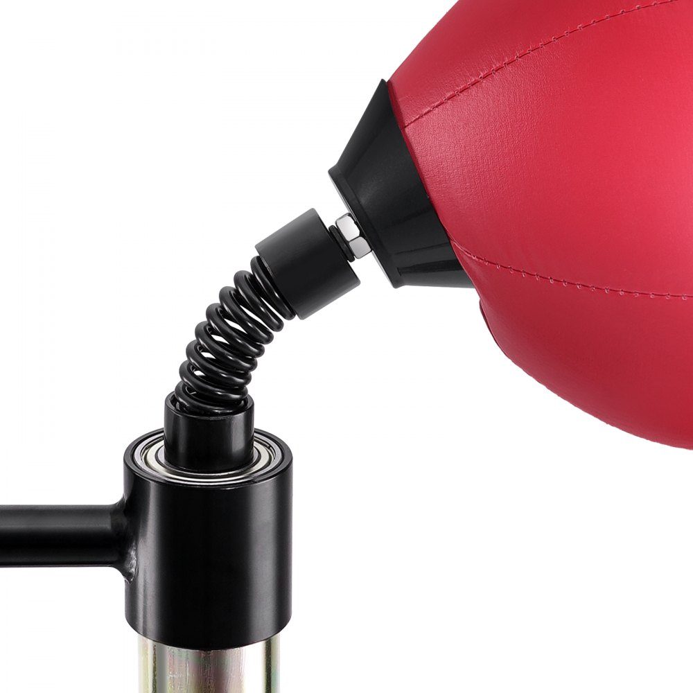 Boxing Speed ​​Trainer, Punching Bag with Stand, Reflex Punching Bag for Teens and Adults, Height Adjustable Freestanding Punching Bag Set with Gloves, Workout Speed ​​Bag for Training, Red