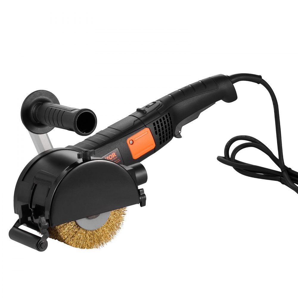 Polishing Machine 1300W 6 Variable Speed ​​Surface Finishing Tool Portable Electric Metal Polishing Machine with Steel Wire Polishing Wheel for Stainless Steel