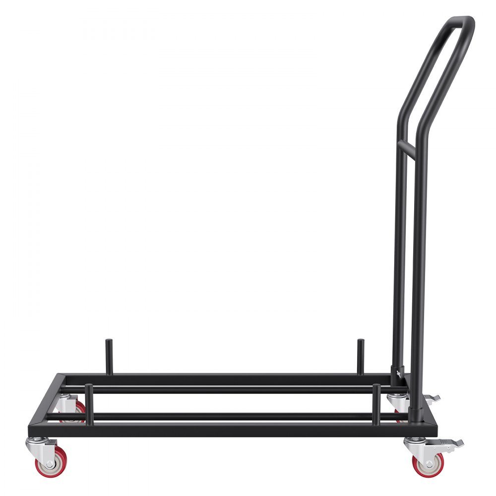 12 chaises chaise pliante chariot de rangement support de chaise pliante fer robuste (les chaises ne sont pas incluses)
