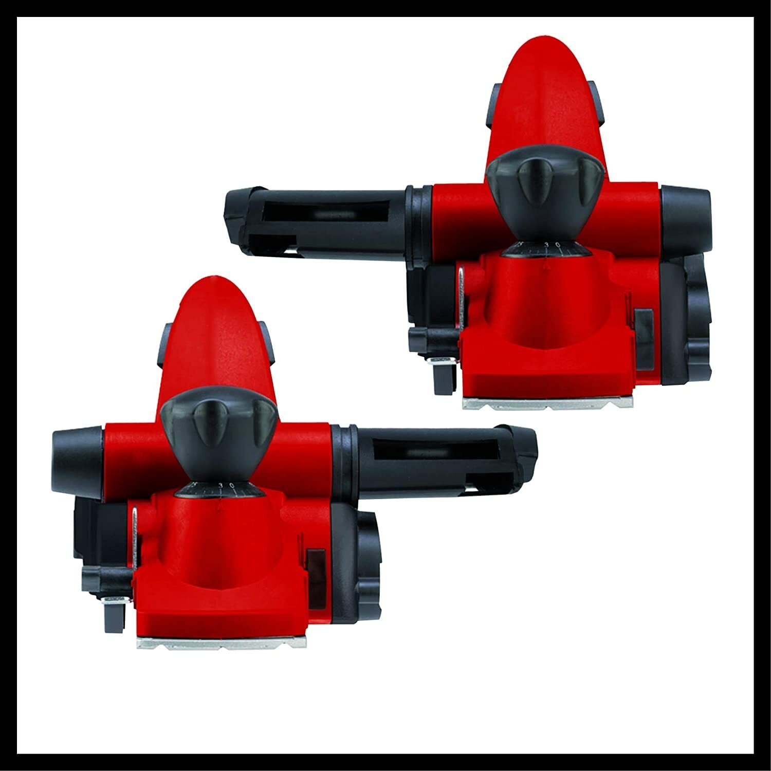 Einhell Elektroplaner TE-PL 900 (900 W, bis 3 mm Schnitttiefe, große Messerwelle, Grundplatte mit 3 V-Nuten, Softgrip, inkl. Parallelanschlag, Falztiefenanschlag, TCT-Planermesser)