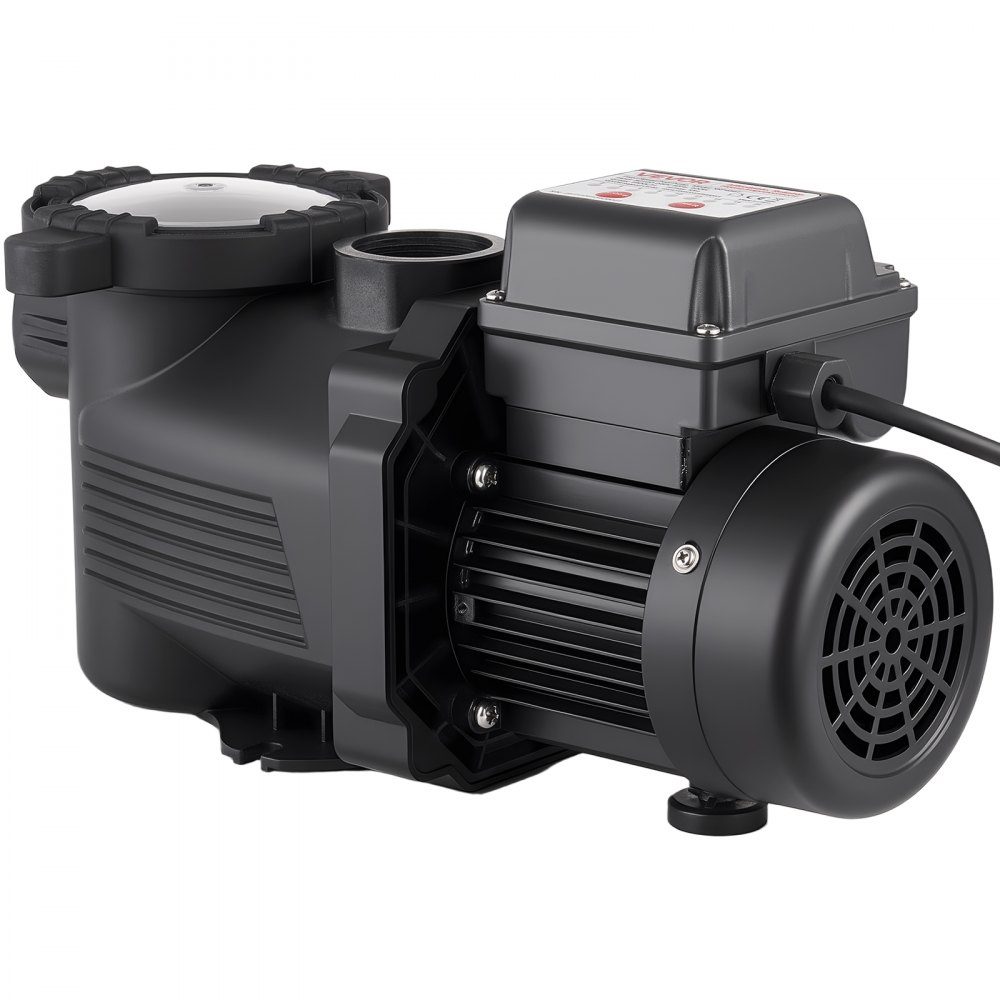Pompa basenowa 400 W, pompa filtrująca 11.100 L/H max. natężenie przepływu, jednostopniowa pompa basenowa, 3450 obr./min, maks. 10 m. głowica, mit 24-Stunden-Timer i kosz filtrujący, do basenów naziemnych i naziemnych oraz spa