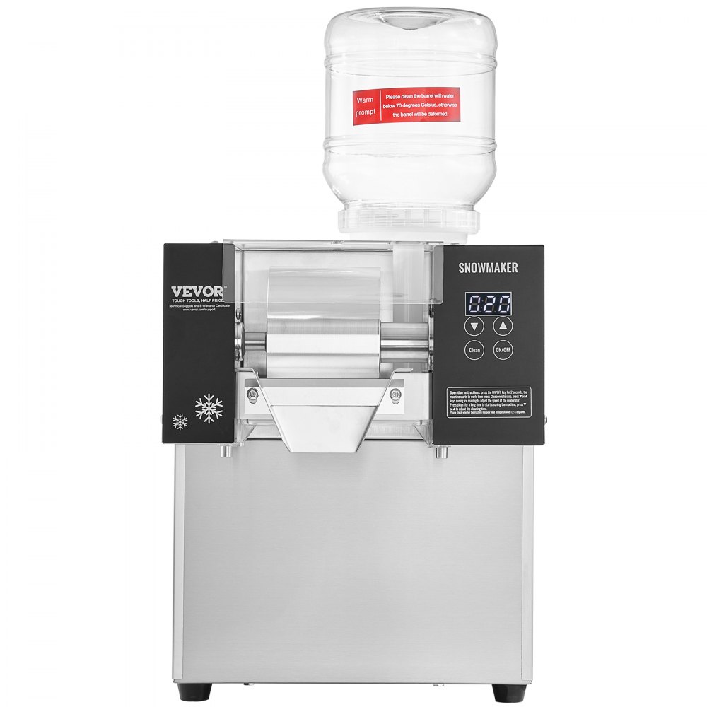 Commercial Snowflake Ice Machine Snow Ice Maker, 170kg/day Snowflake Ice Machine, Stainless Steel Ice Shaver, Electric Snow Cone Maker, Air Cooling System for Bakery Cafe Commercial Snowflake Ice Machine Snow Ice Maker, 170kg/day Snowflake Ice Machine, Stainless Steel Ice Shaver, Electric Snow Cone Maker, Air Cooling System for Bakery Cafe