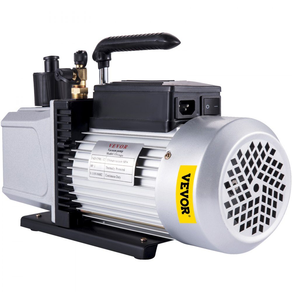 Vakuumpumpe Vakuumpumpe 1-stufig 1HP 340L/min Einlassanschluss 0,64 cm
