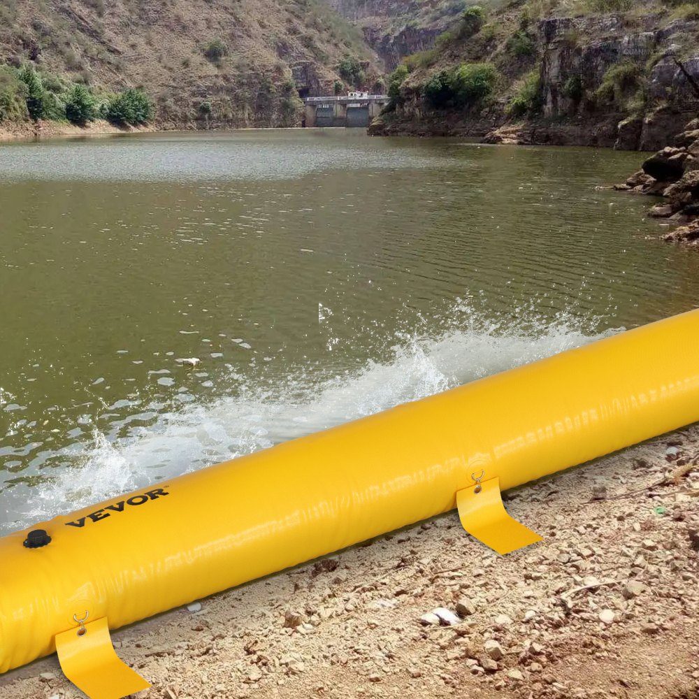 Flood Bags, Reusable PVC Water Drain Pipes, Lightweight, with Excellent Waterproof Effect, Used for Doors, Garages, Yellow