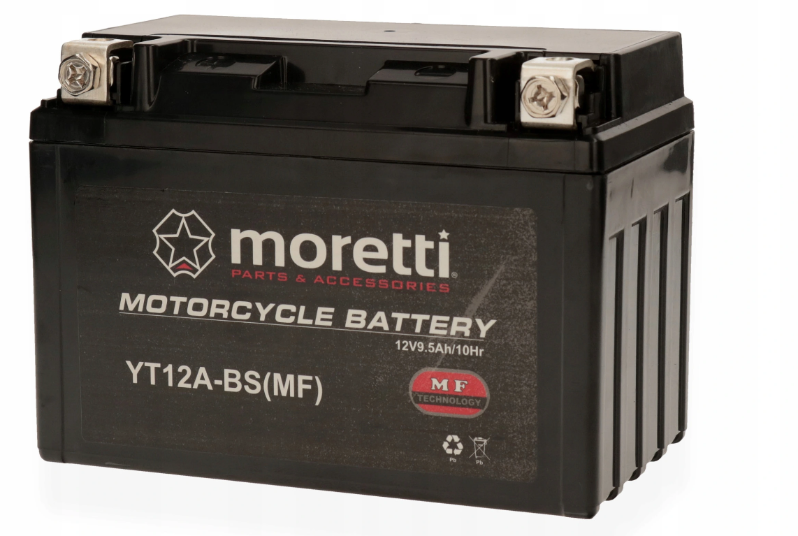 BATTERIE GEL MORETTI YT12A-BS CB12A-B 12V 10Ah – Réf. HT-47063
