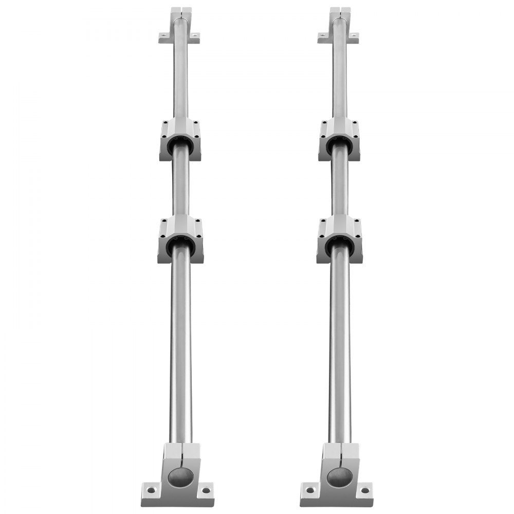 Lineaire geleiderailset, SFC20 1200 mm, 2 stuks 1000 mm SFC20 geleiderails, 4 stuks SC20 schuifblokken, 4 stuks railsteunen, lineaire rails en lagerset voor geautomatiseerde machines