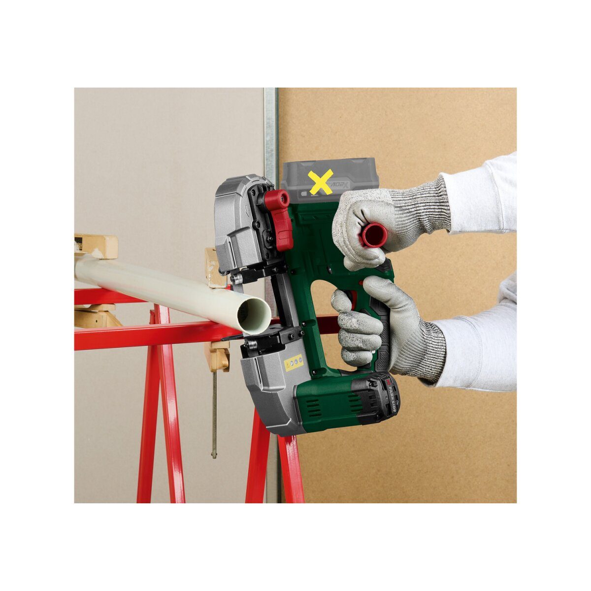 PARKSIDE® 20 V accubandzaag PMBA 20-Li B2, zonder accu en lader