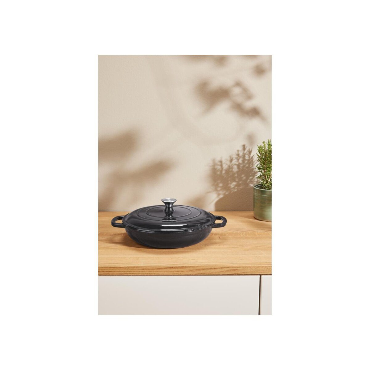 SILVERCREST® gietijzeren serveerpan 30 cm / 3,7 liter