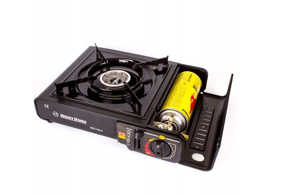 Campingkocher Camping Gaskocher Koffer Herd Outdoor Tischgrill Grillplatte Set