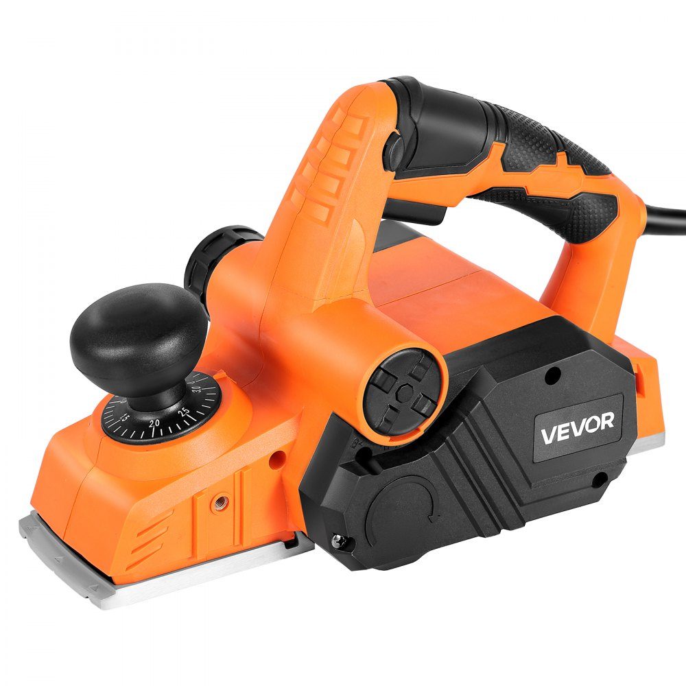 Elektrischer Hobel, 82 mm Schnittbreite, 900 W, 14500 U/min, Handhobel für Holz mit einstellbarer Schnitttiefe, 2 Klingen für Holzbearbeitung, Holzfasen, DIY-Hobelmaschine
