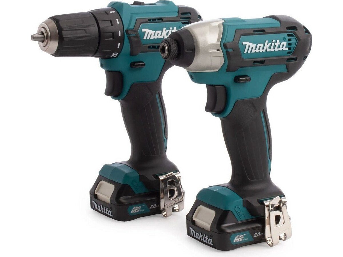 Makita Bohr- und Schlagschrauber-Set „CLX228AJ“ mit 2 Akkus, Ladegerät und Koffer