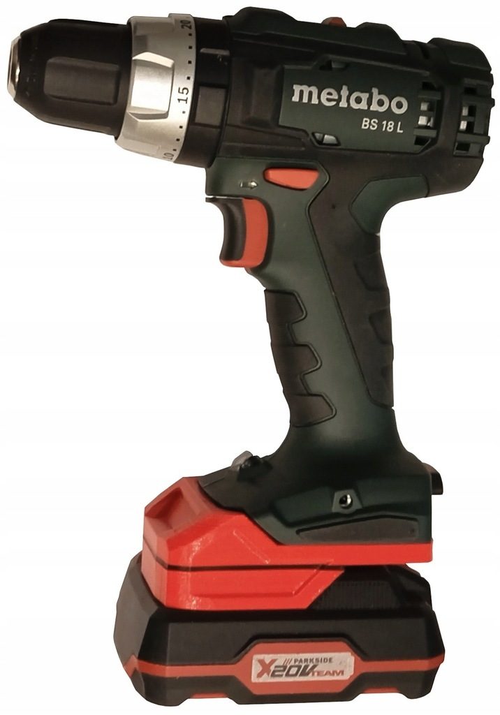 #NEU# Adapter Parkside X20V Team Akkus an Metabo 18V Elektrowerkzeuge