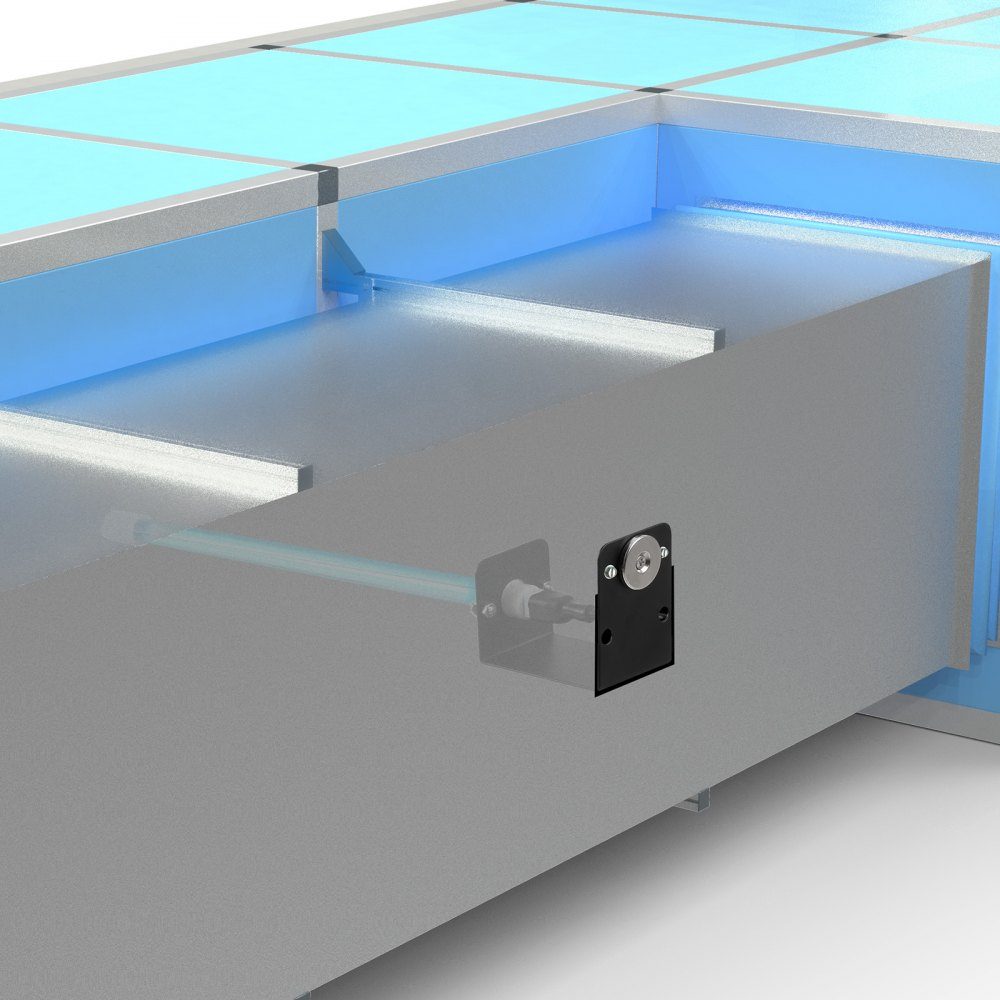 HVAC-luchtreiniger, 18 W 254nm UV UVC-lichtspoelreiniger met magneet in kanaal voor AC-kanalen (airconditioners), luchtwasser met 1 reservelamp, HVAC UV-lampen, luchtreiniger voor airconditioners