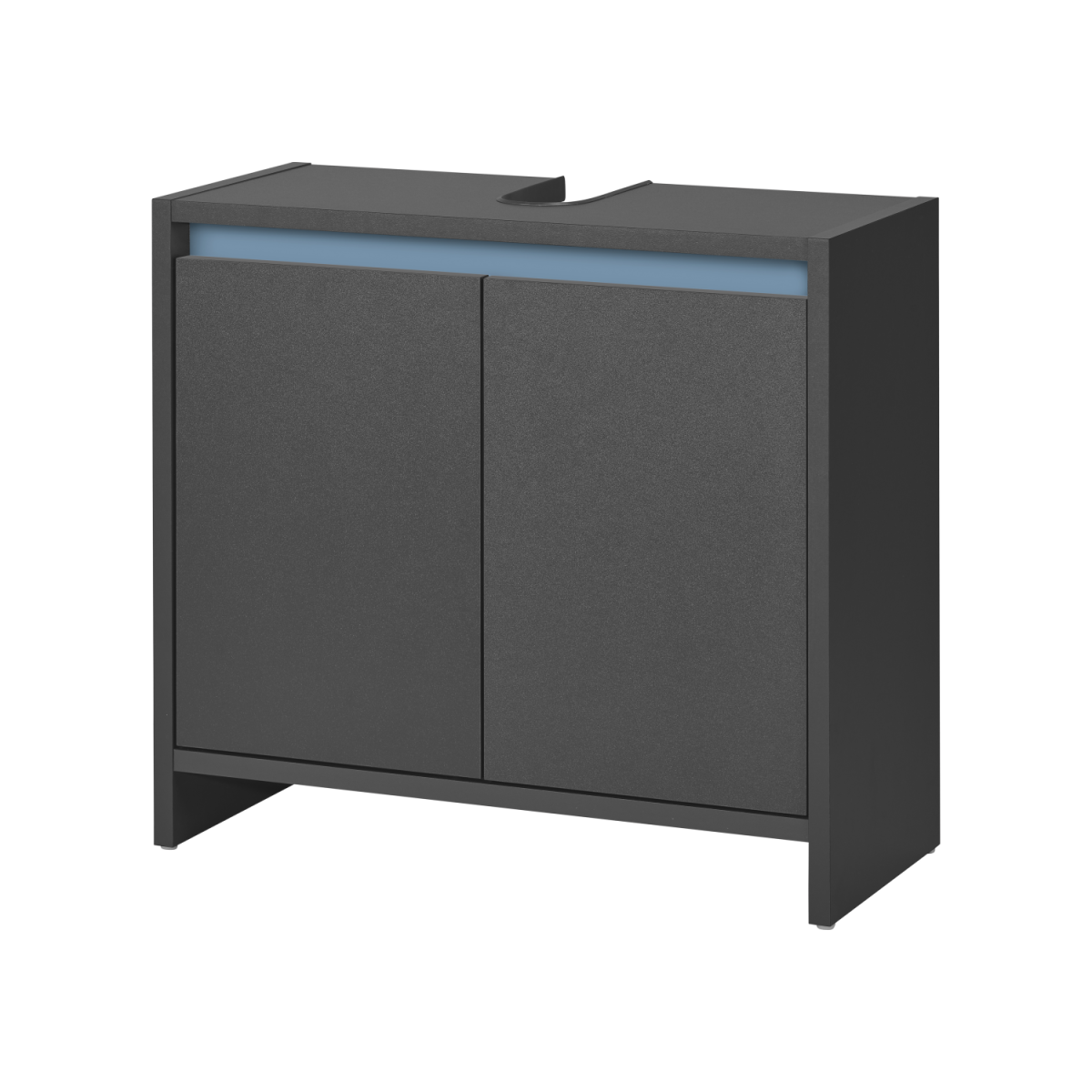 LIVARNO home Meuble vasque « Oslo » avec 2 portes, anthracite